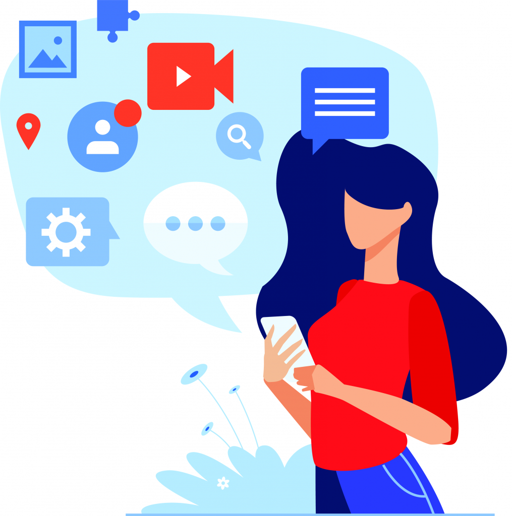 reshot illustration social media manager R48ZCSE7KP ChatGuru